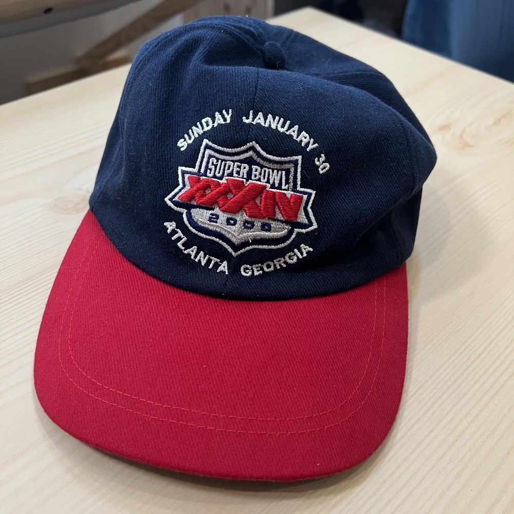Vintage Super Bowl XXXIV‎ Hat Cap Strap Back Mens NFL Football LogoAthletic